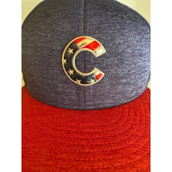 New Era Chicago Cubs 59Fifty Fitted Patriotic Stars & Stripes American Hat Cap S - Picture 2 of 8